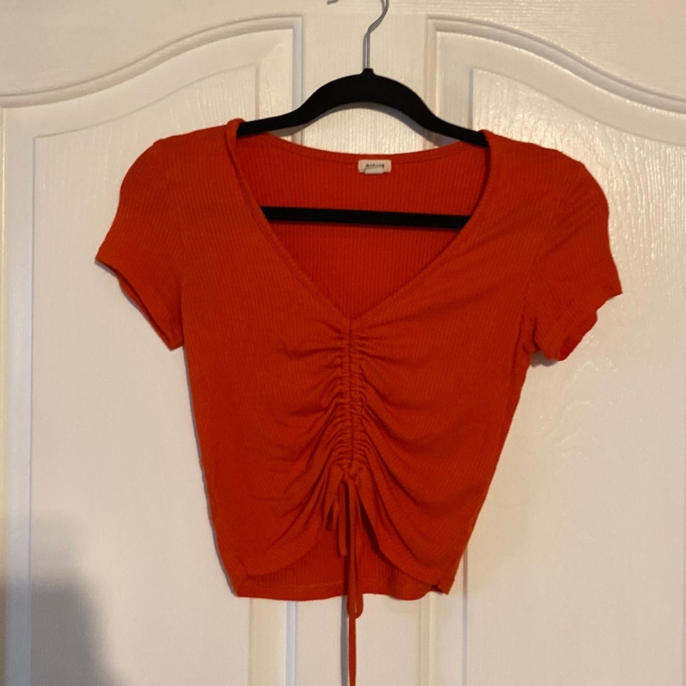 Garage Ribbed Tee w/ Drawstring